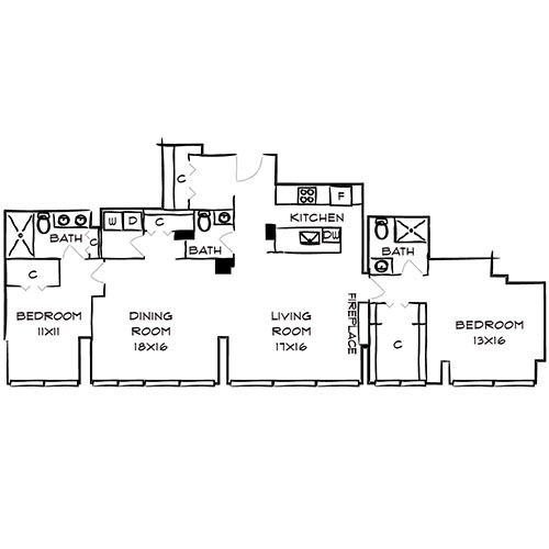 Floor Plan Diagram